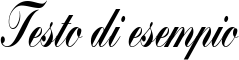 Image preview of font Bolina