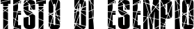 Image preview of font Broken Glass