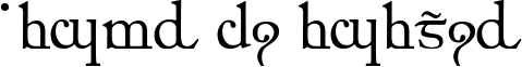 Image preview of font Elfic Caslon