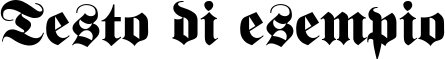 Image preview of font Fette Unz Fraktur