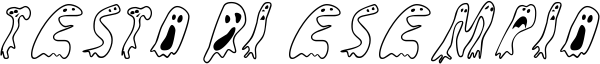 Image preview of font Groovy Ghosties