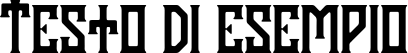 Image preview of font Hodor