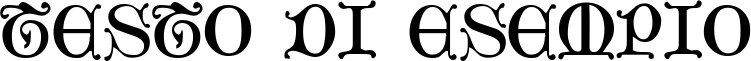 Image preview of font Mediaeval Caps