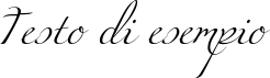 Image preview of font Miama