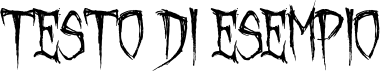 Image preview of font October Crow
