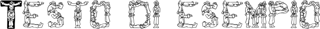 Image preview of font Santa Time