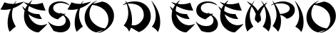 Image preview of font Shanghai