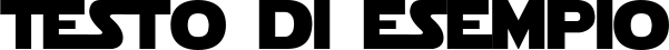 Image preview of font Star Jedi