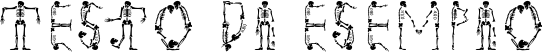 Image preview of font Tango Macabre