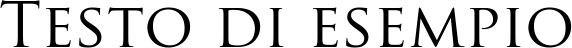 Image preview of font Trajan Pro