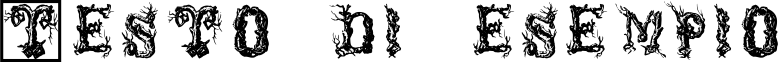 Image preview of font Tree Like