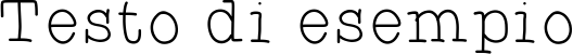 Image preview of font Typewriter Hand