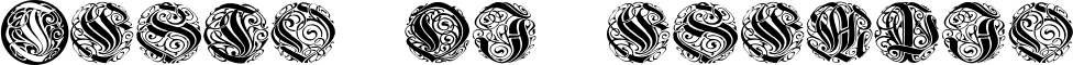 Image preview of font Wieynk Caps Round