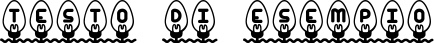 Image preview of font Xmas Lights