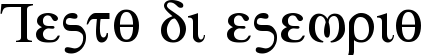 Image preview of font Achilles