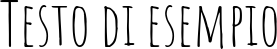 Image preview of font Amatic SC