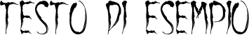 Image preview of font aracnoide