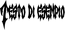 Image preview of font Archaz Negras