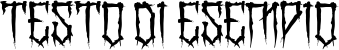 Image preview of font BangLYCH - Revenge Horror I