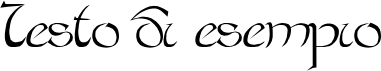 Image preview of font Bastarda Plain: