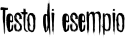 Image preview of font BathinginAcid