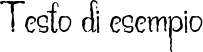 Image preview of font Beegal