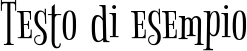 Image preview of font Bigelow Rules