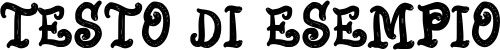 Image preview of font Black Hosten