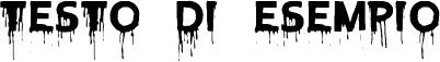 Image preview of font Blood Lust