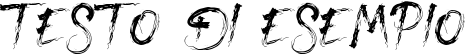 Image preview of font Blood Scratch