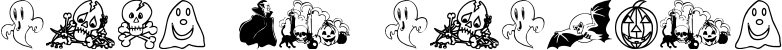 Image preview of font BOO