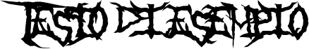 Image preview of font Brutal Tooth