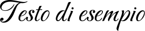 Image preview of font Carattere