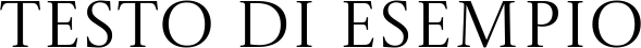 Image preview of font Castoro Titling