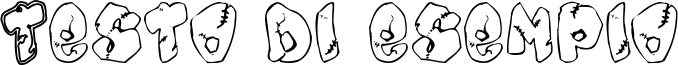 Image preview of font Chankenstein