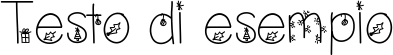 Image preview of font ChristmasEve