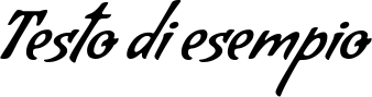 Image preview of font Condiment