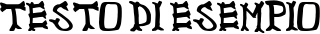 Image preview of font CrispyBones