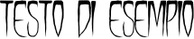 Image preview of font CROWN HORROR