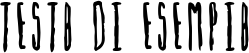 Image preview of font Cultish Regular