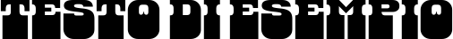 Image preview of font Danfo