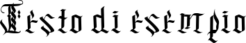 Image preview of font Dark Wizards