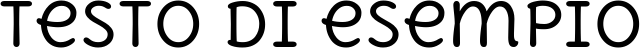 Image preview of font Delius Unicase
