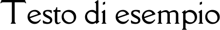 Image preview of font Della Respira