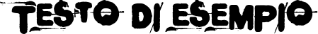 Image preview of font Demon Panic