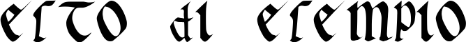 Image preview of font Early Gothic bold