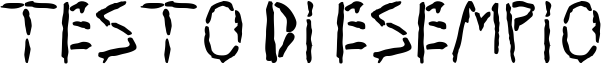 Image preview of font Fresh Blood