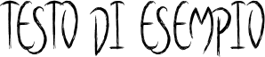 Image preview of font From Nowhere