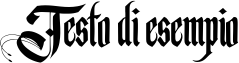 Image preview of font Germanika