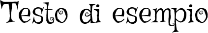 Image preview of font Griffy